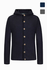 Kapuzenstrickjacke JOHANN UNI -