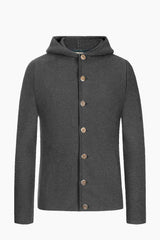Kapuzenstrickjacke JOHANN UNI -