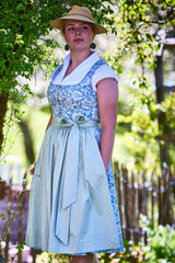 Handgmacht | Dirndl FANNY Blumen Handdruck
