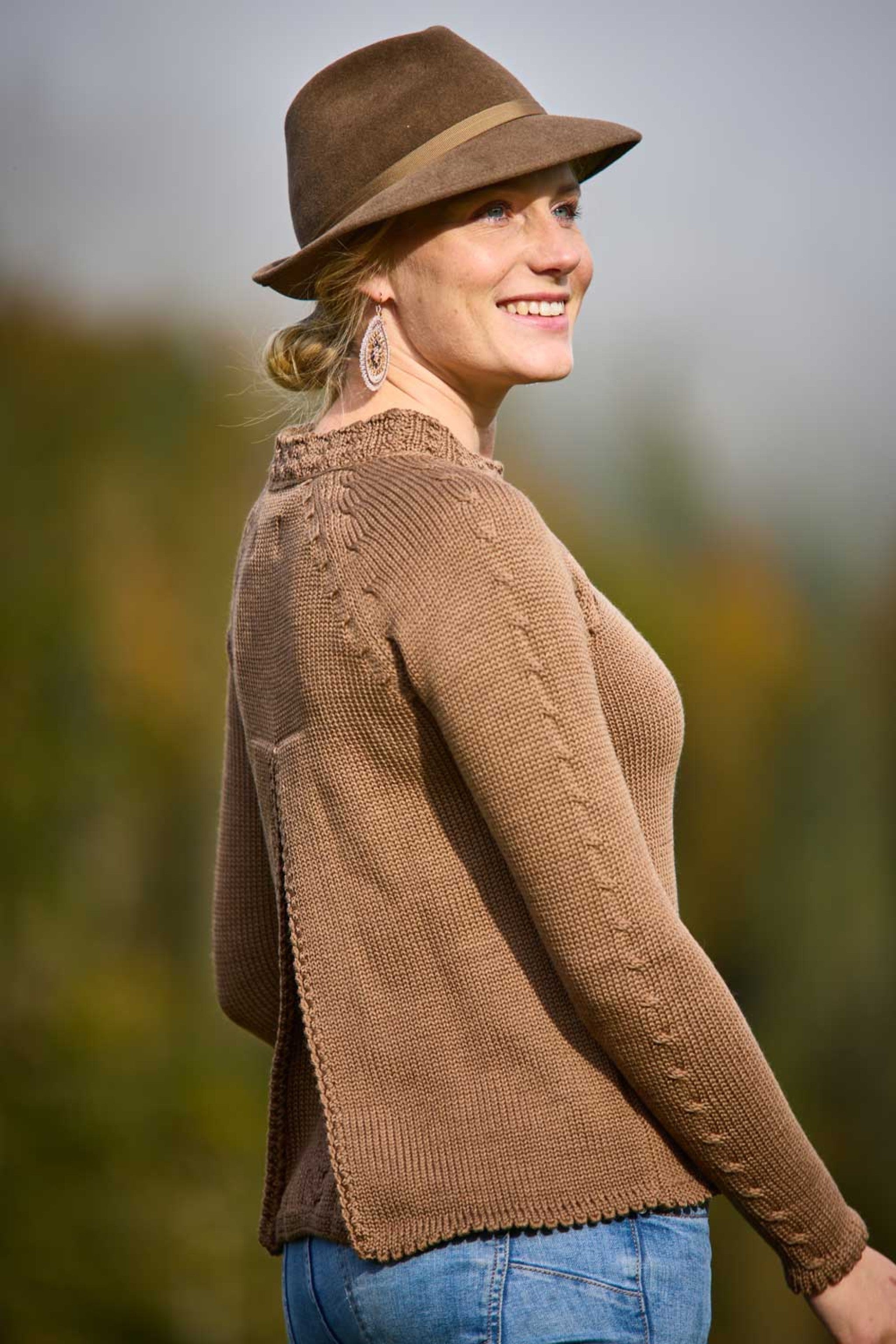 Pulli EMMA mit Zopfkragen