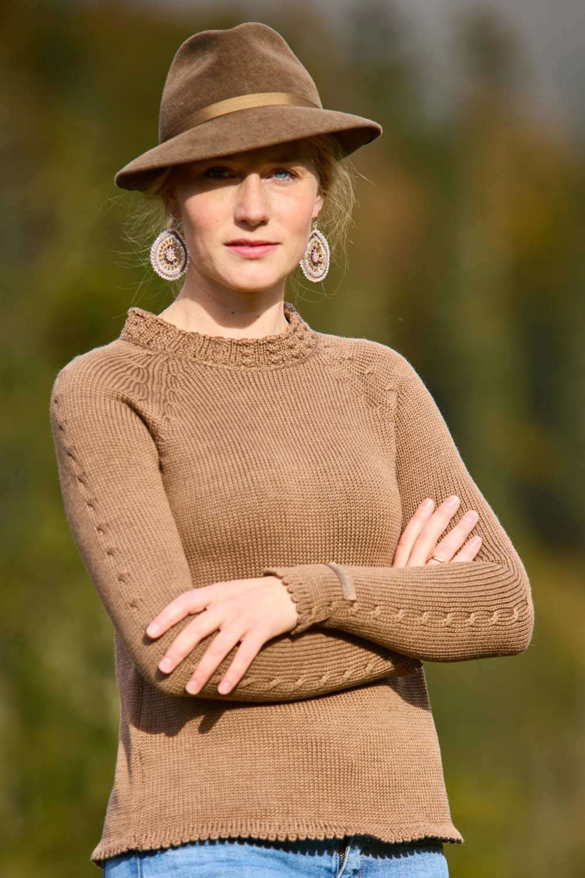 Pulli EMMA mit Zopfkragen