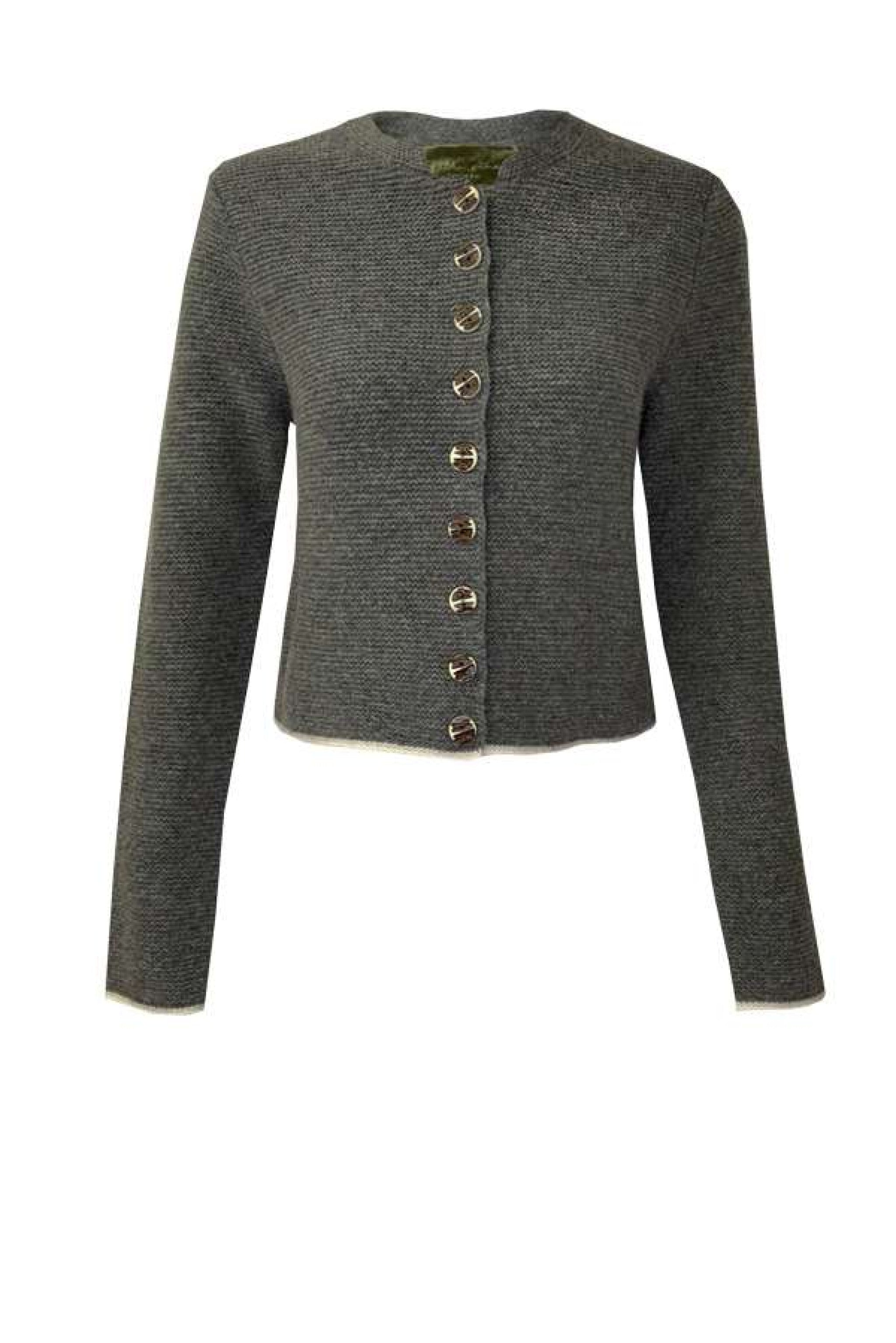 Damen Strickjacke ohne Rückenfalte