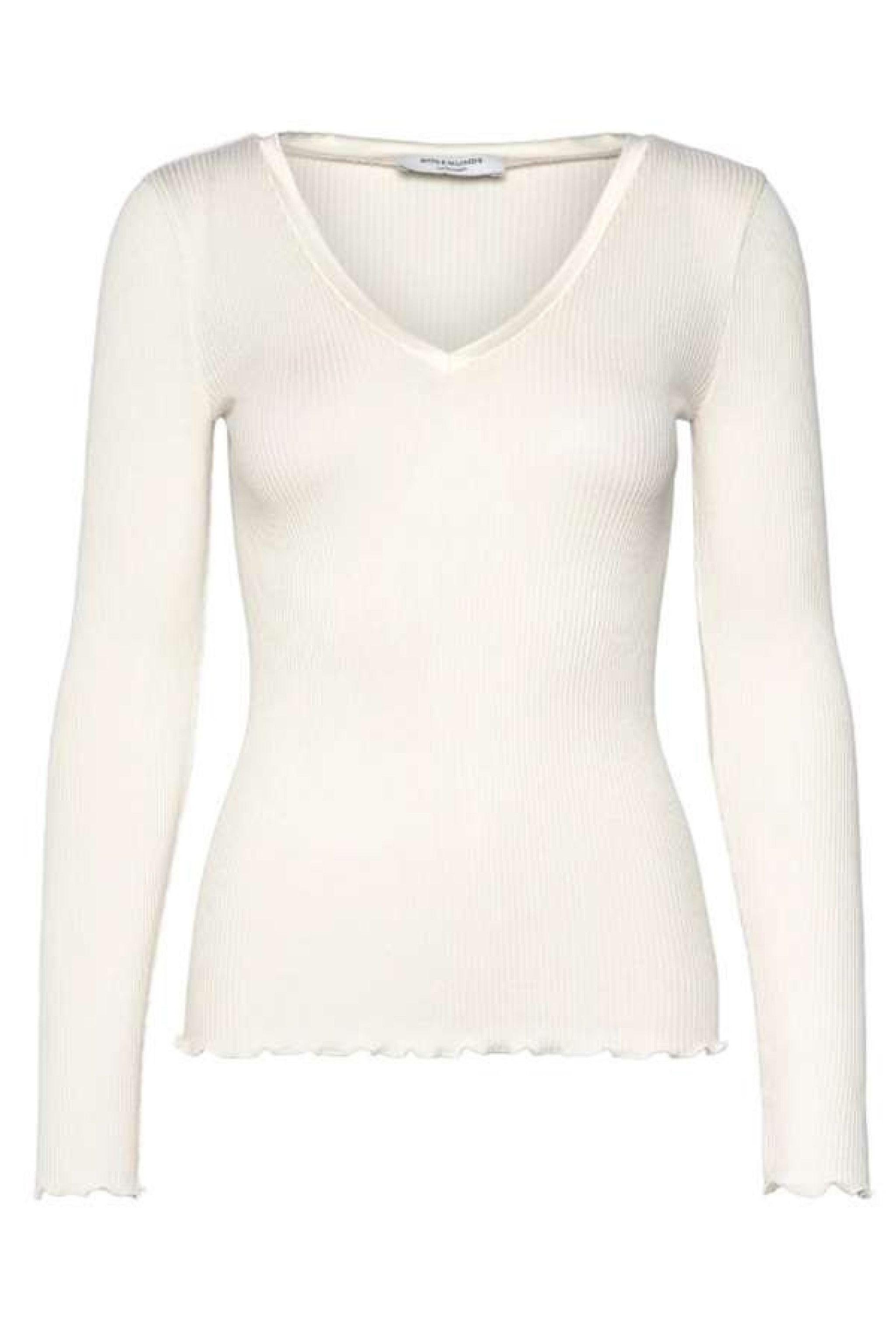 Langarmshirt BEATHA mit V-Ausschnitt