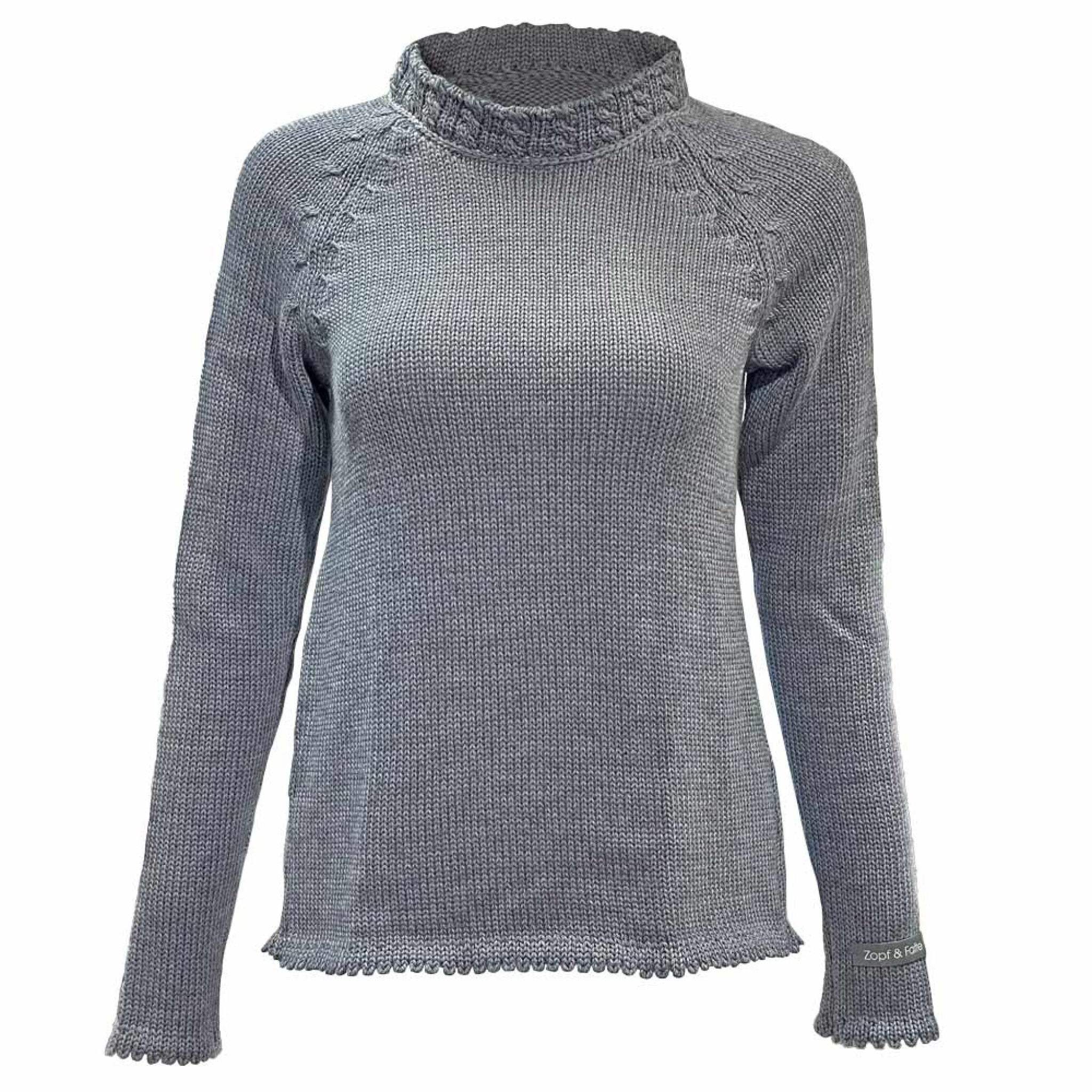 Strickpullover FILA mit Zopfkragen