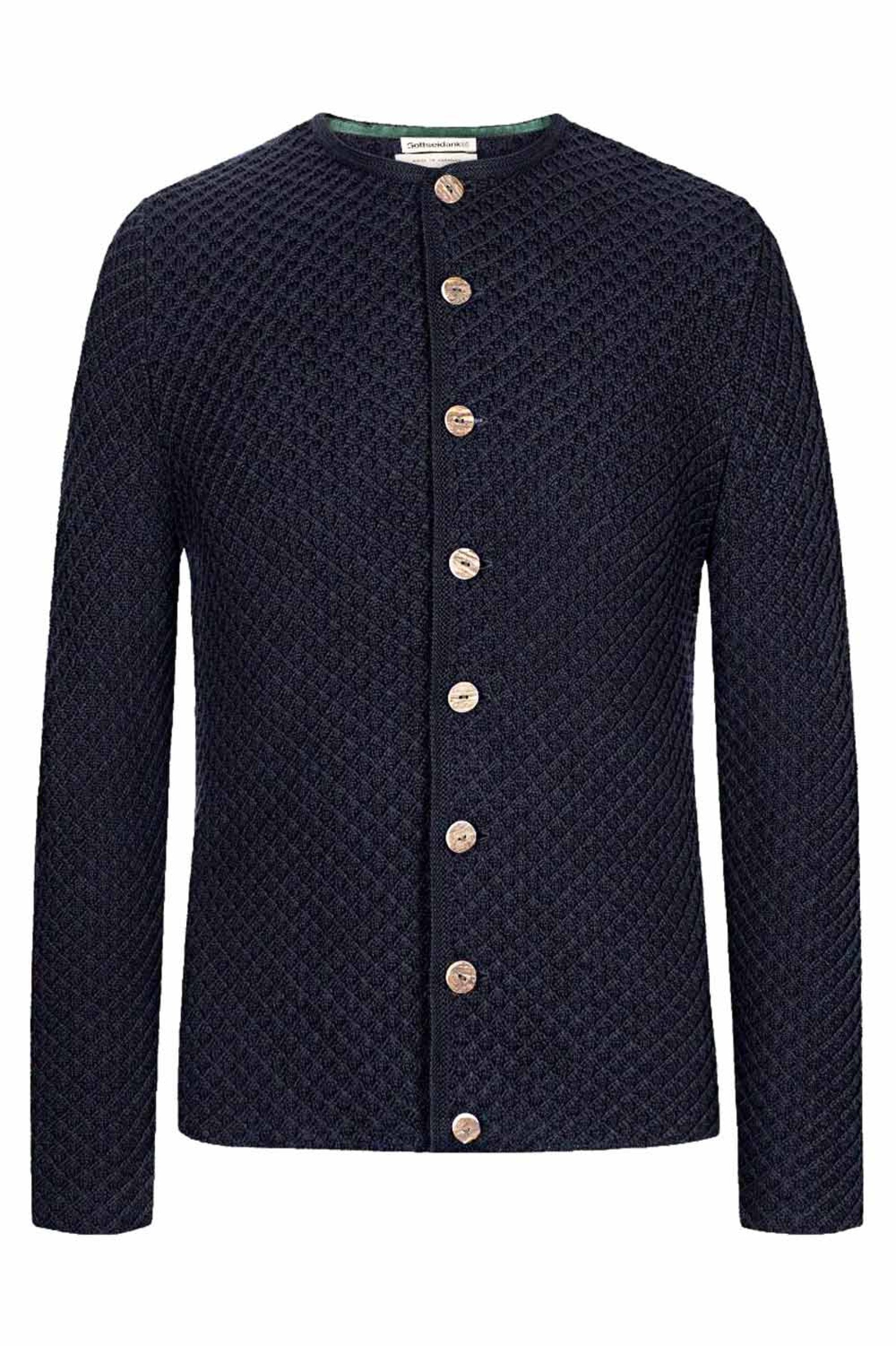 Strickjacke XAVER UNI Rautenmuster