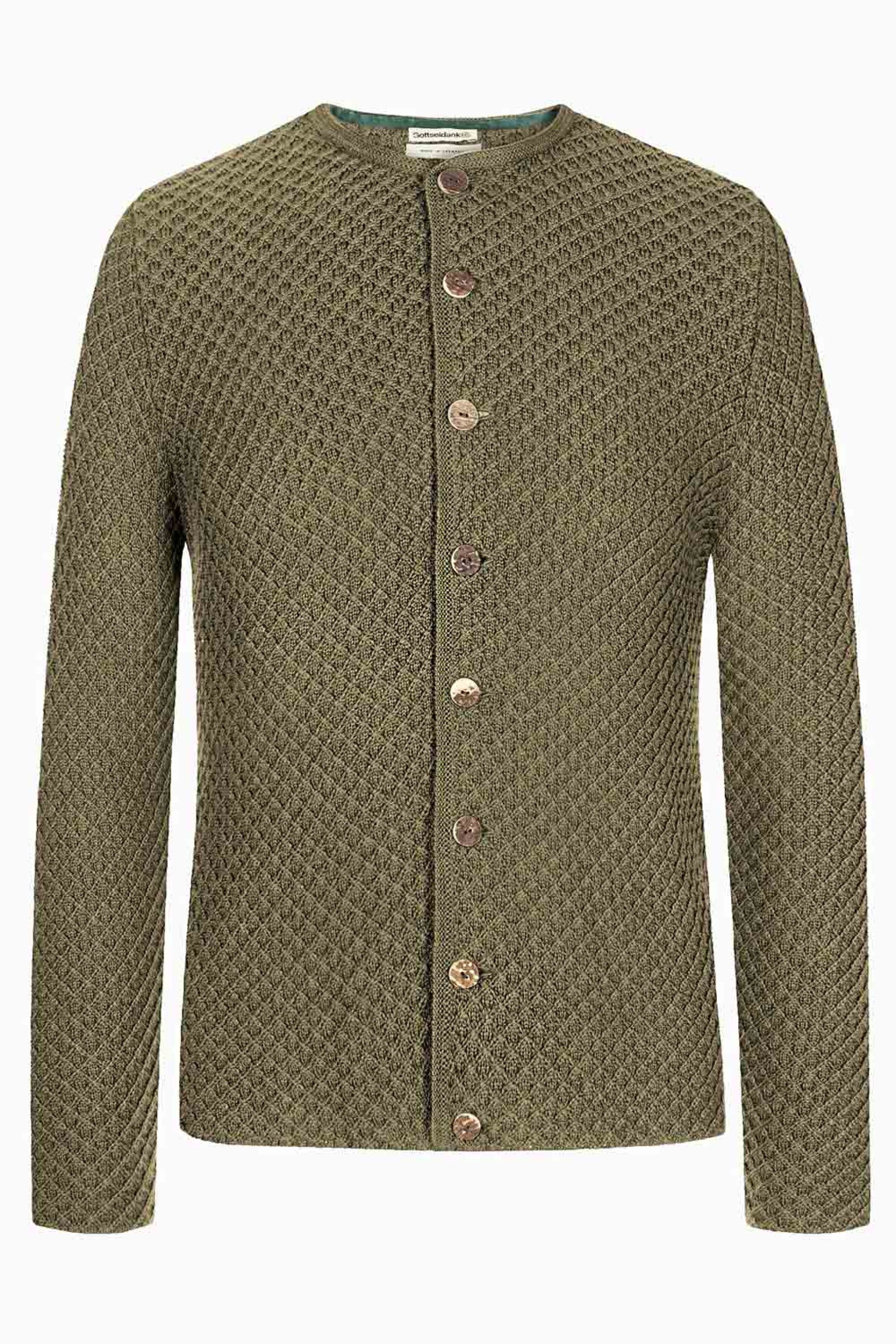 Strickjacke XAVER UNI Rautenmuster