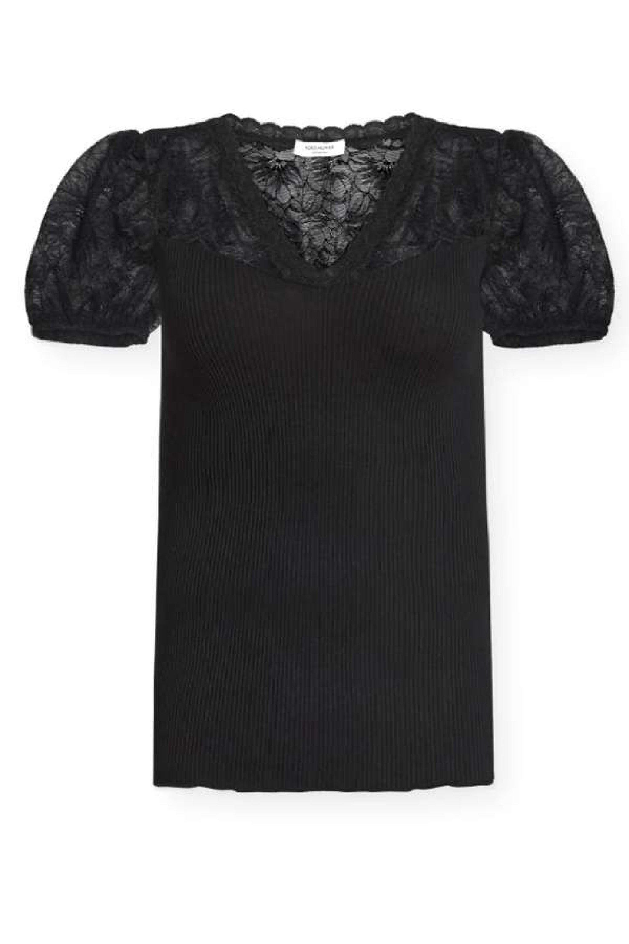 Kurzarmshirt BEATHA mit V-Ausschnitt