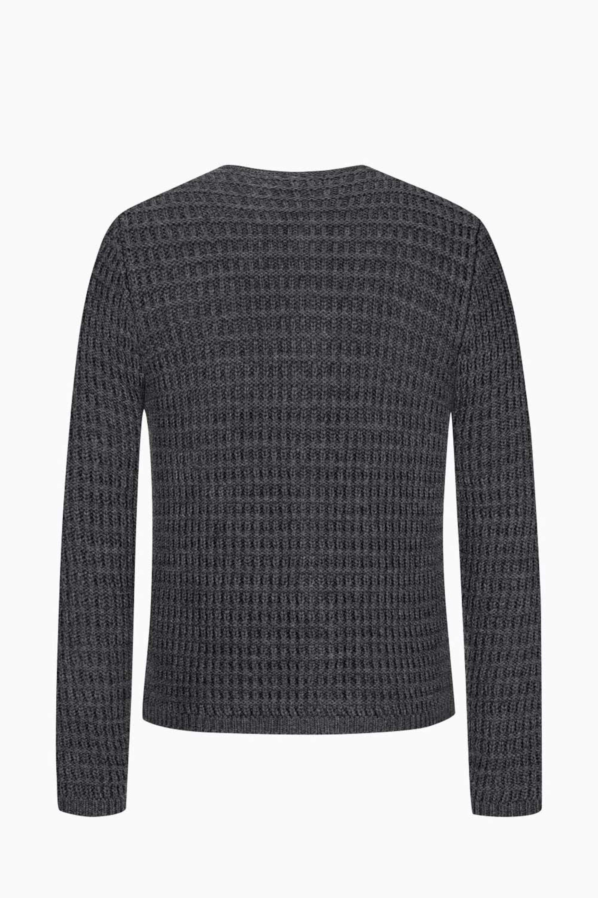 Strickjacke ANTON UNI mit Zopfmuster