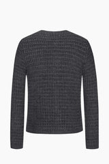 Strickjacke ANTON UNI mit Zopfmuster