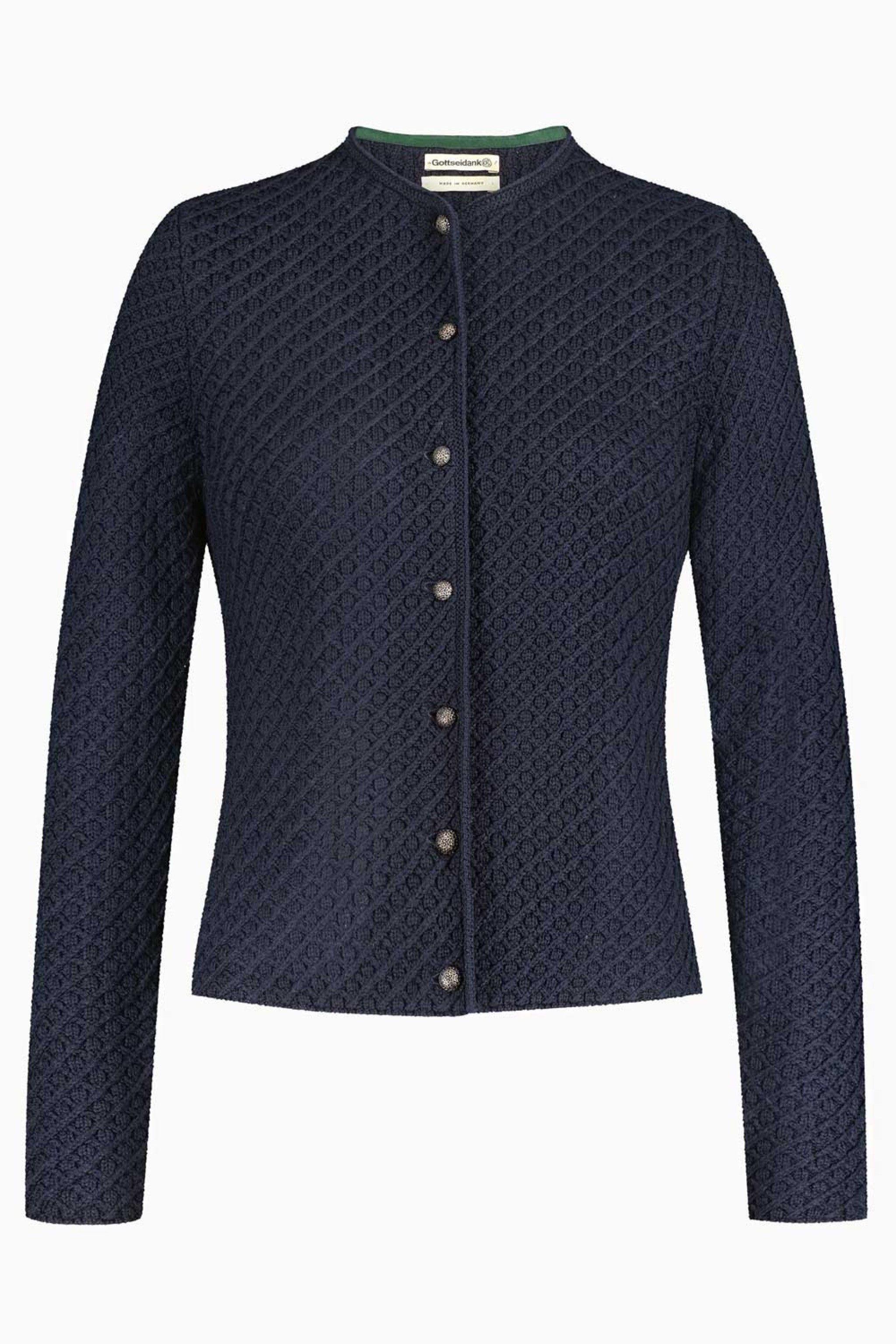 Strickjacke VEVI UNI Rautenmuster