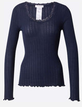 Langarmshirt BOBBIE mit O-Ausschnitt