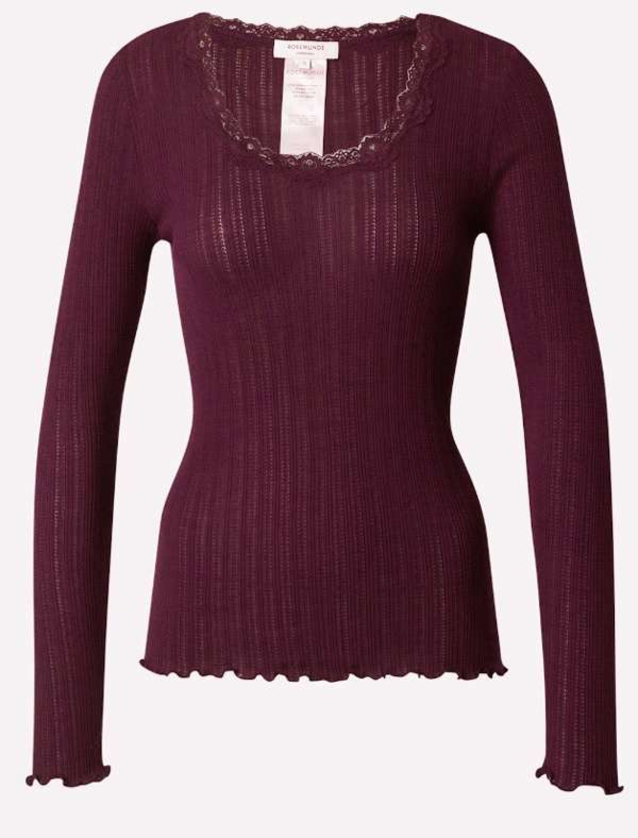 Langarmshirt BOBBIE mit O-Ausschnitt
