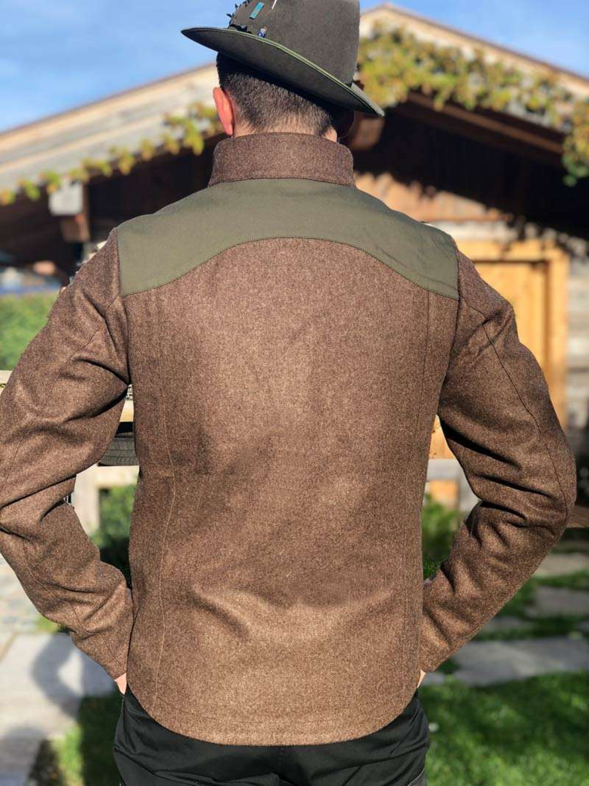 Wiesner Gwand | Loden-Jacke THOMAS br - 751/braun-
