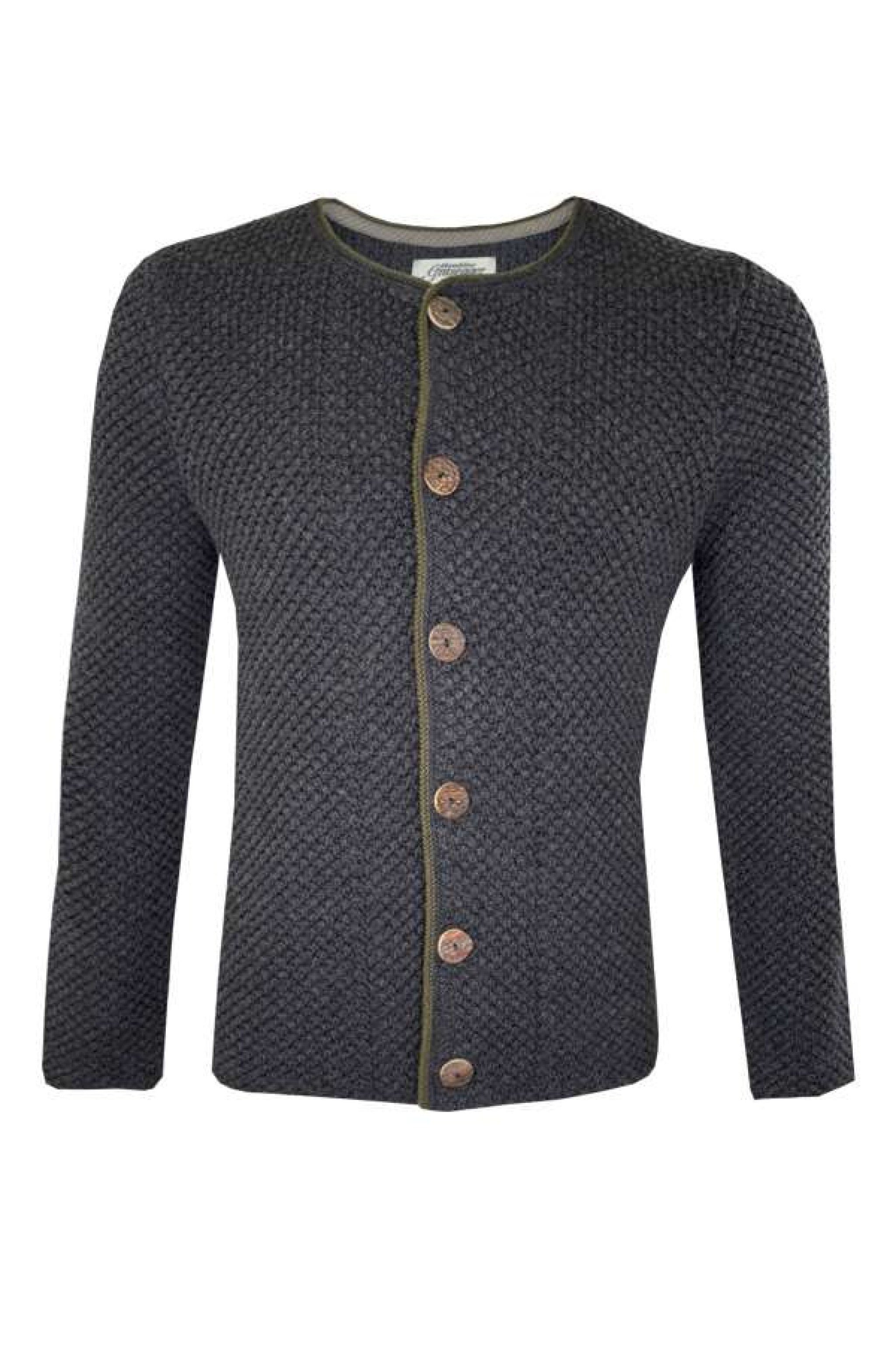 He-Strickjacke JONAS mit Kreuzmuster