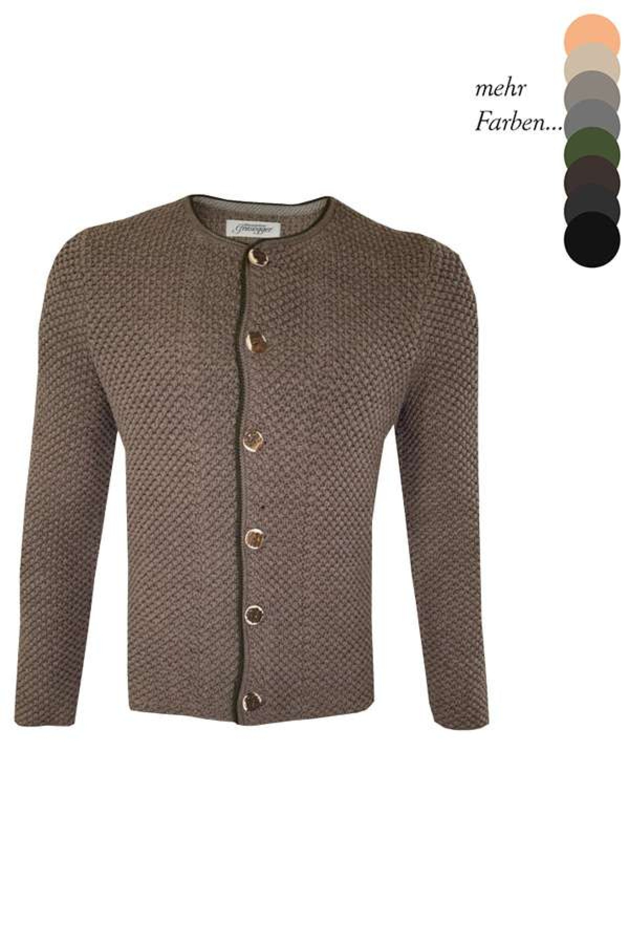 He-Strickjacke JONAS mit Kreuzmuster