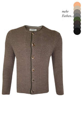 He-Strickjacke JONAS mit Kreuzmuster
