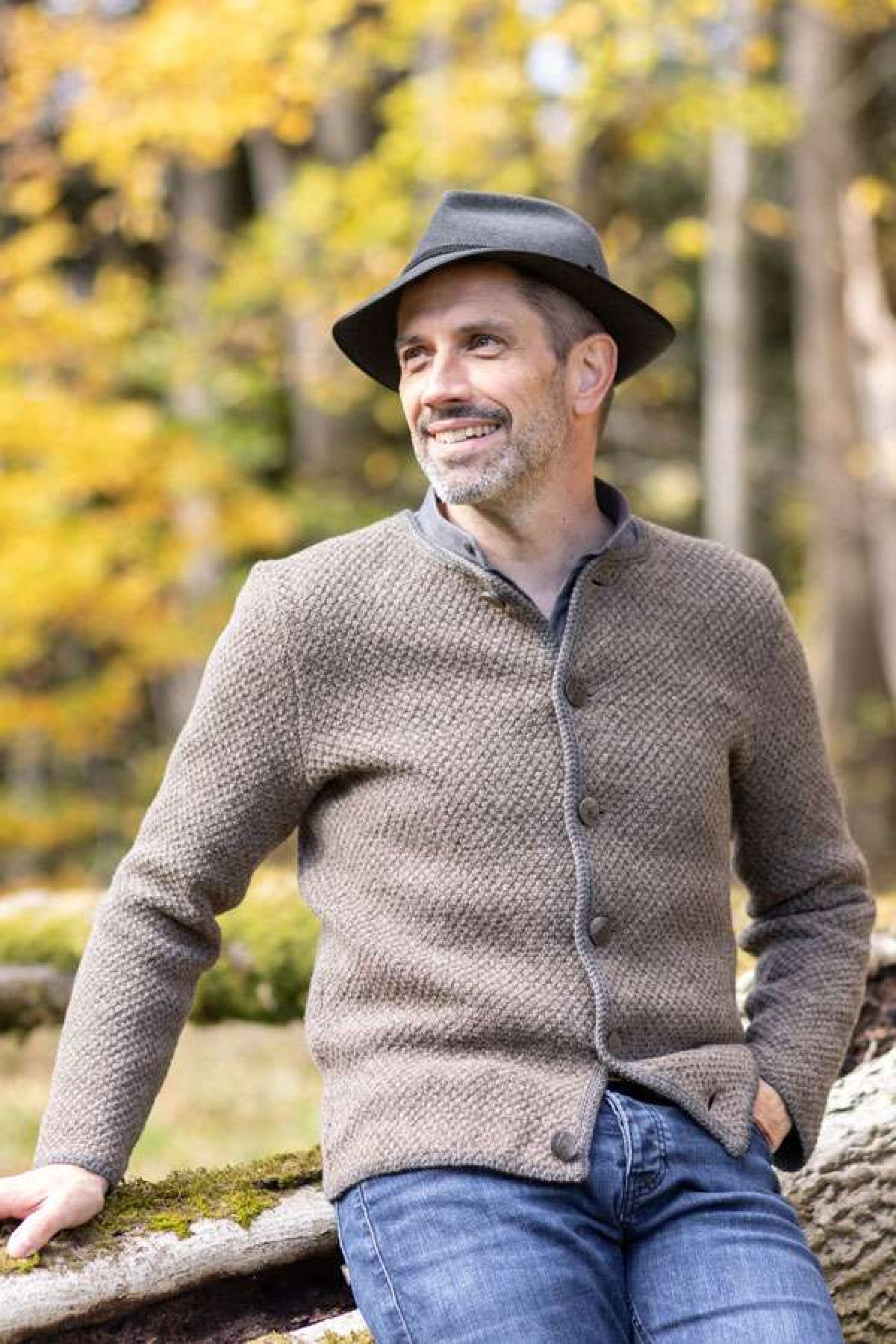 He-Strickjacke LARUS