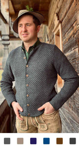 Strickjacke XAVER Rautenmuster