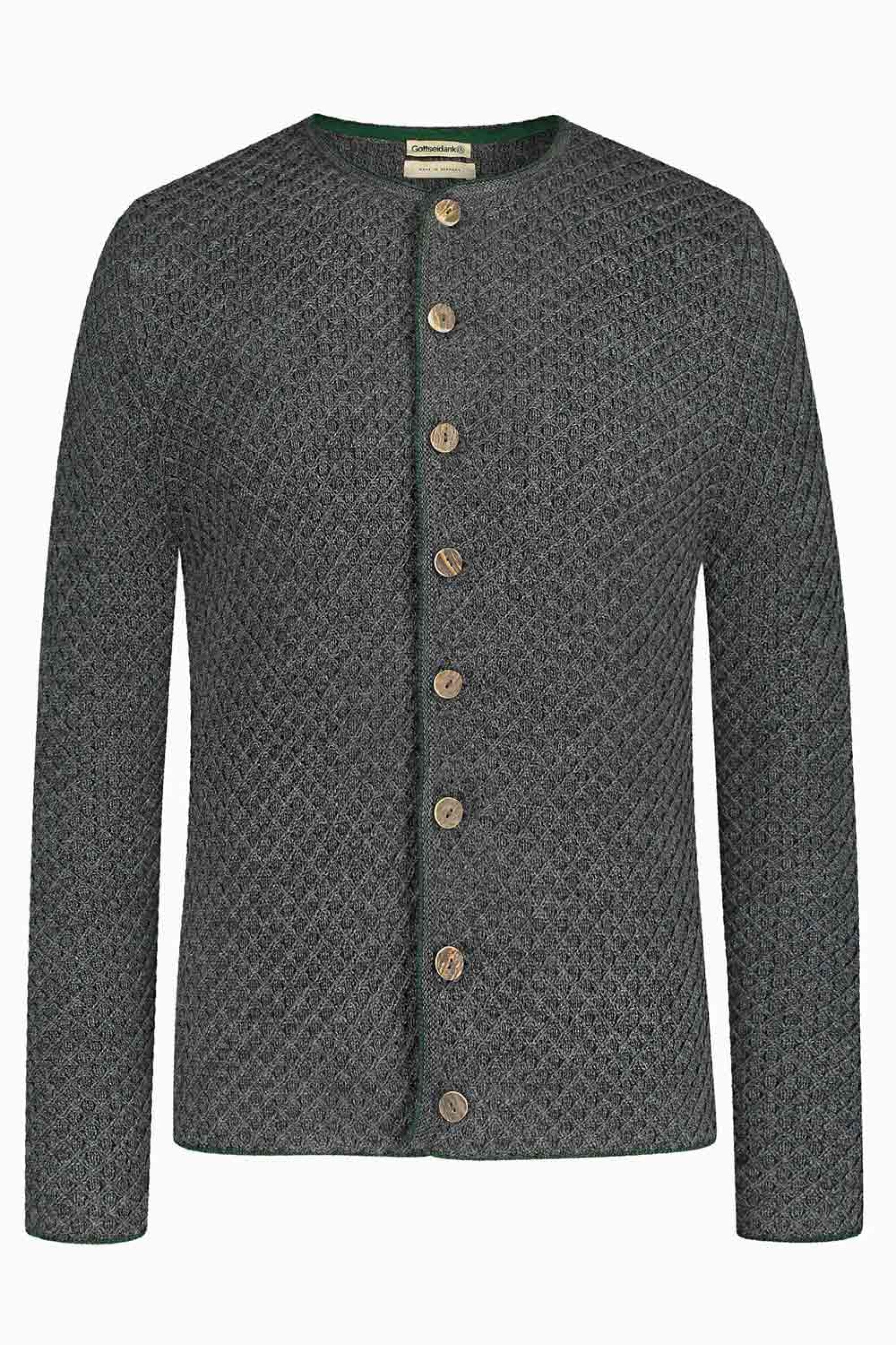 Strickjacke XAVER Rautenmuster