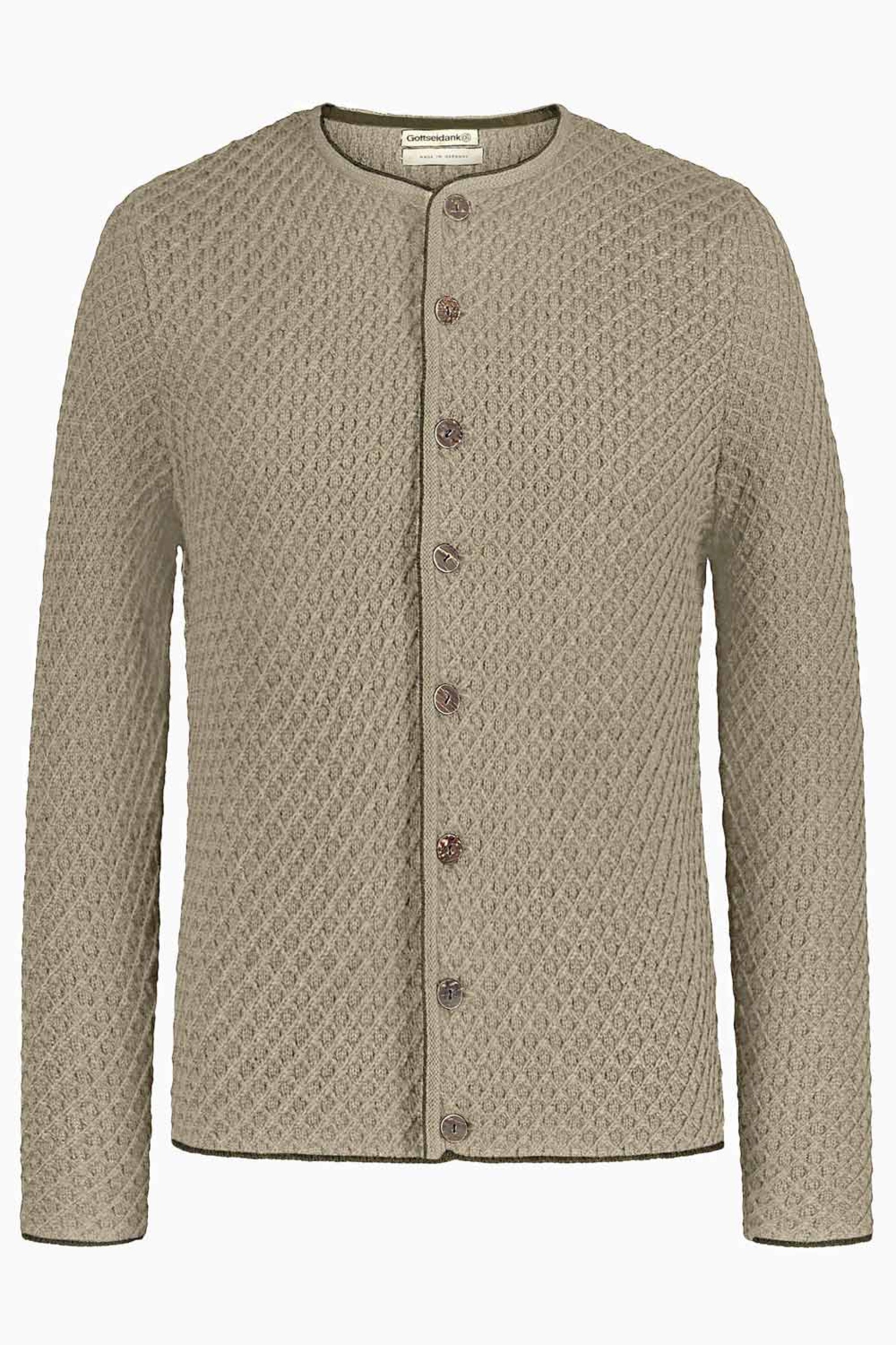 Strickjacke XAVER Rautenmuster