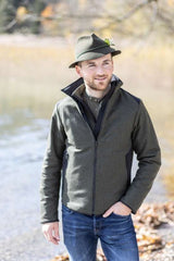 Wiesner Gwand | Loden-Jacke HIAS mit Wattierung schwarzoliv