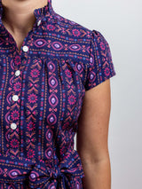 Kleid ANNA-MARIA Blumenstreifen