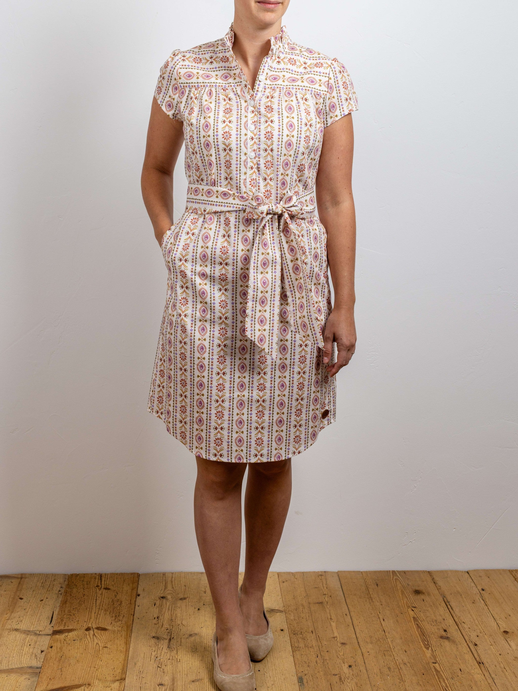 Kleid ANNA-MARIA Blumenstreifen