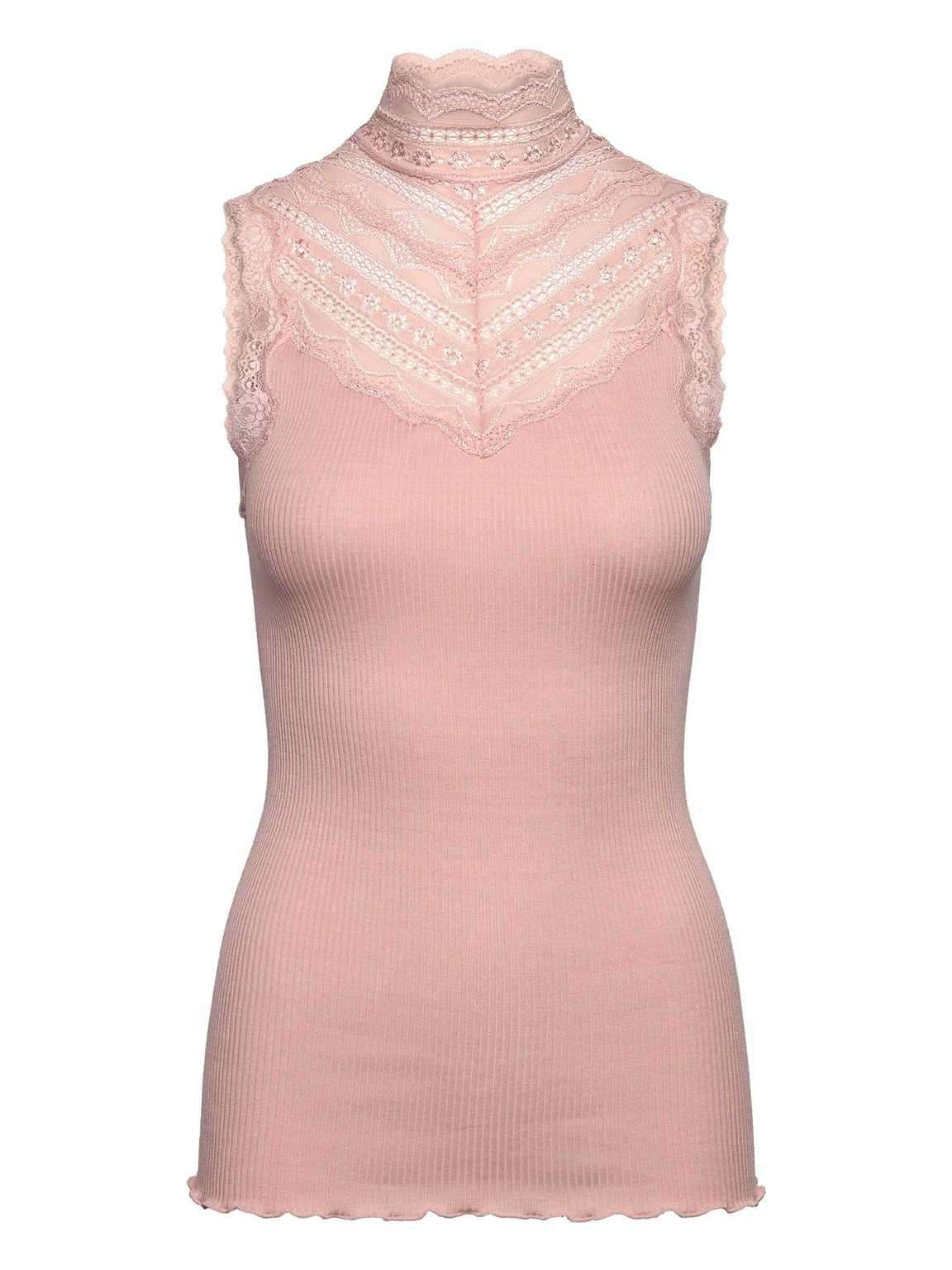 Spitzentop BENITA hochgeschlossen