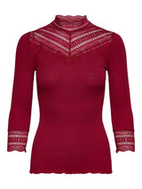 Spitenshirt BENITA mit 3/4-Arm