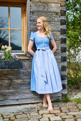 Ärmeldirndl ROSENTAU - 100265/brillantblau