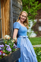 Ärmeldirndl ROSENTAU - 100265/brillantblau