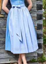 Dirndlschürze ROSENTAU - 100265/blassblau