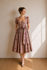 Dirndl LAURA mit geradem Ausschnitt