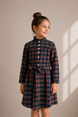 Kinderkleid ANNA-MARIA-LA - 905/schwarz-rot-grün