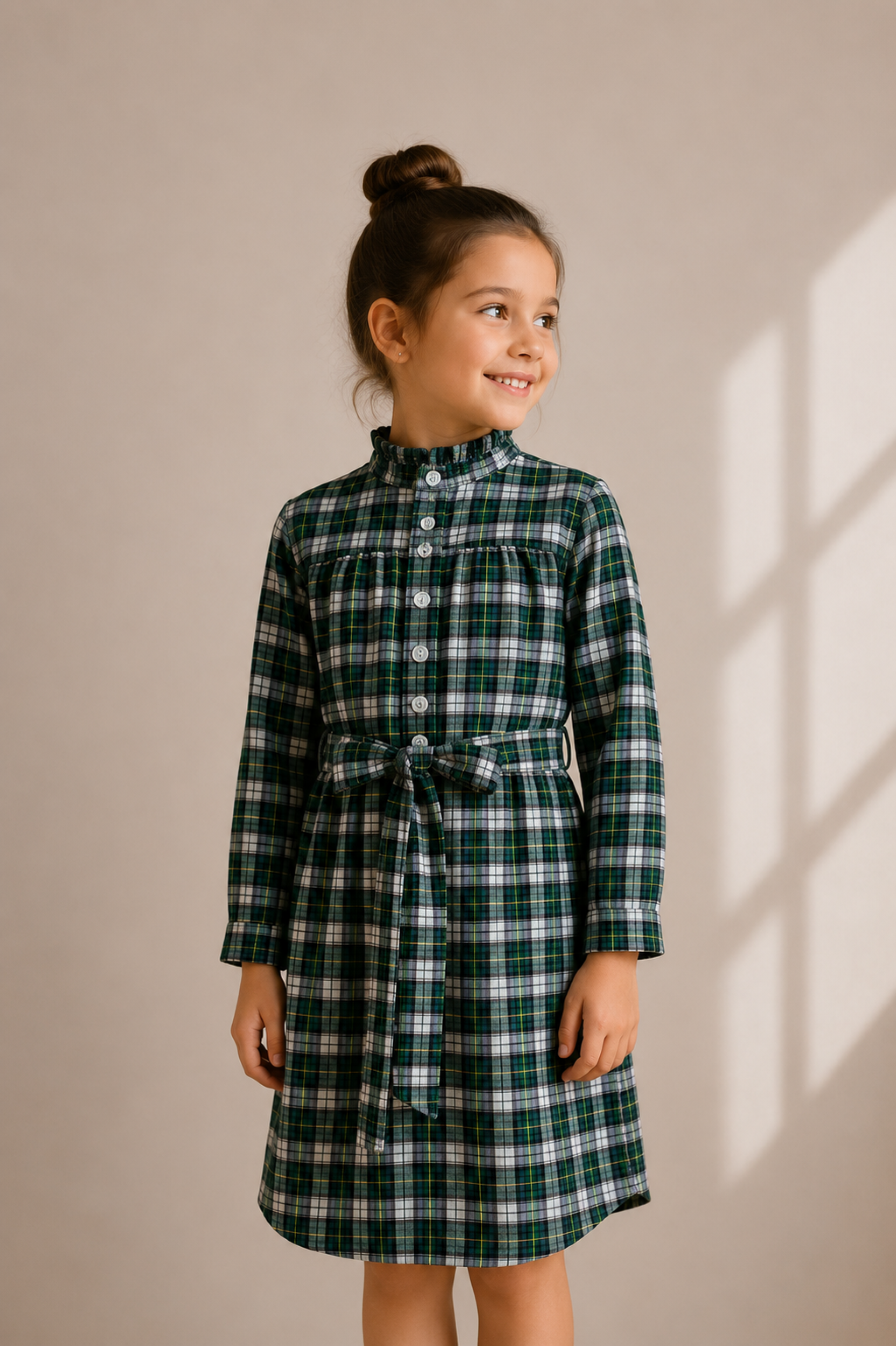 Kinderkleid ANNA-MARIA-LA - 905/schwarz-rot-grün