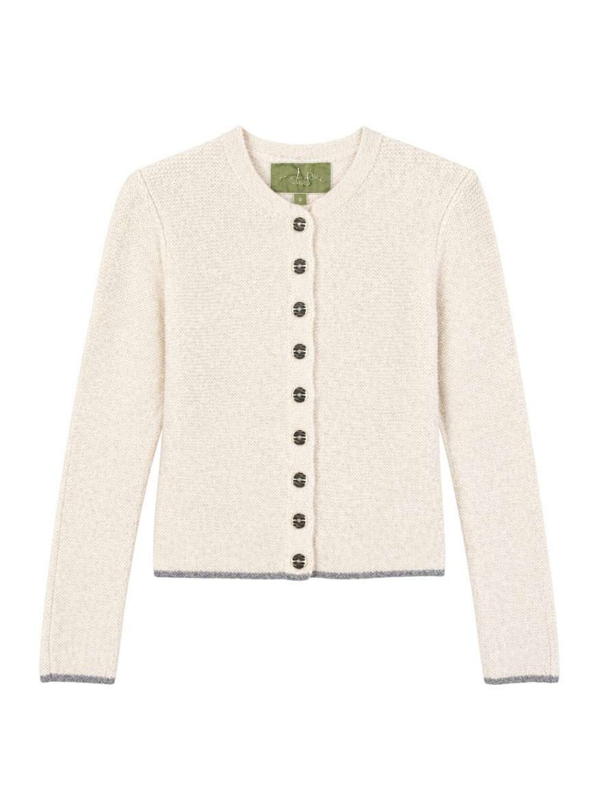 Damen Strickjacke ohne Rückenfalte