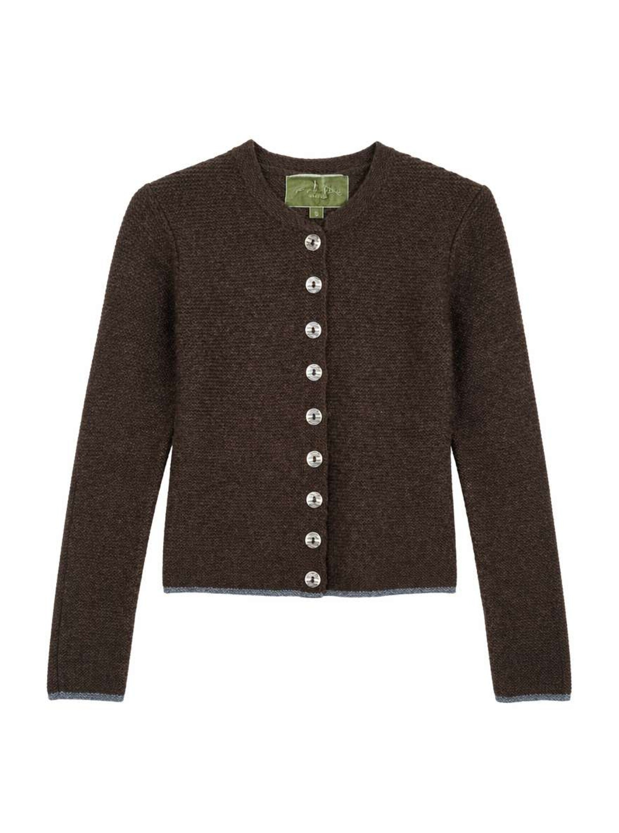 Damen Strickjacke ohne Rückenfalte