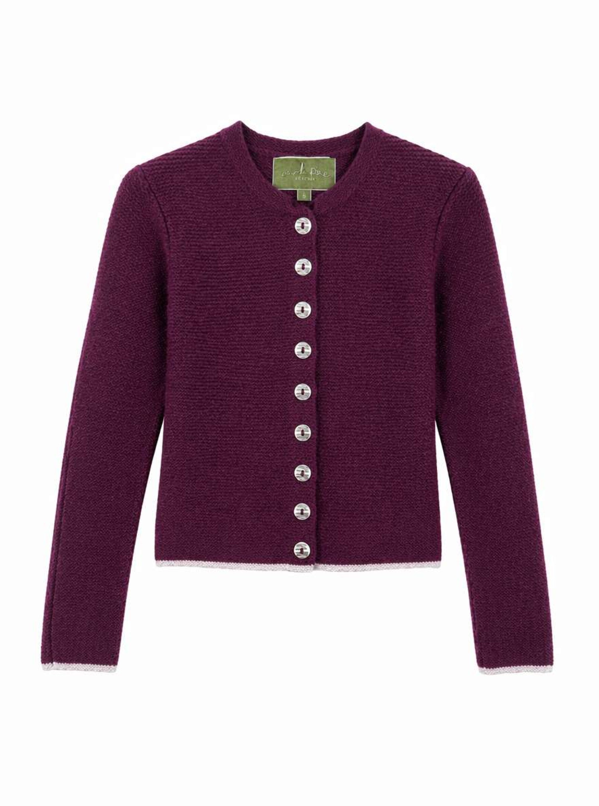 Damen Strickjacke ohne Rückenfalte