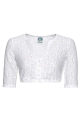 Dirndlbluse GERLINDE Ellbogenlänge - 00/weiß