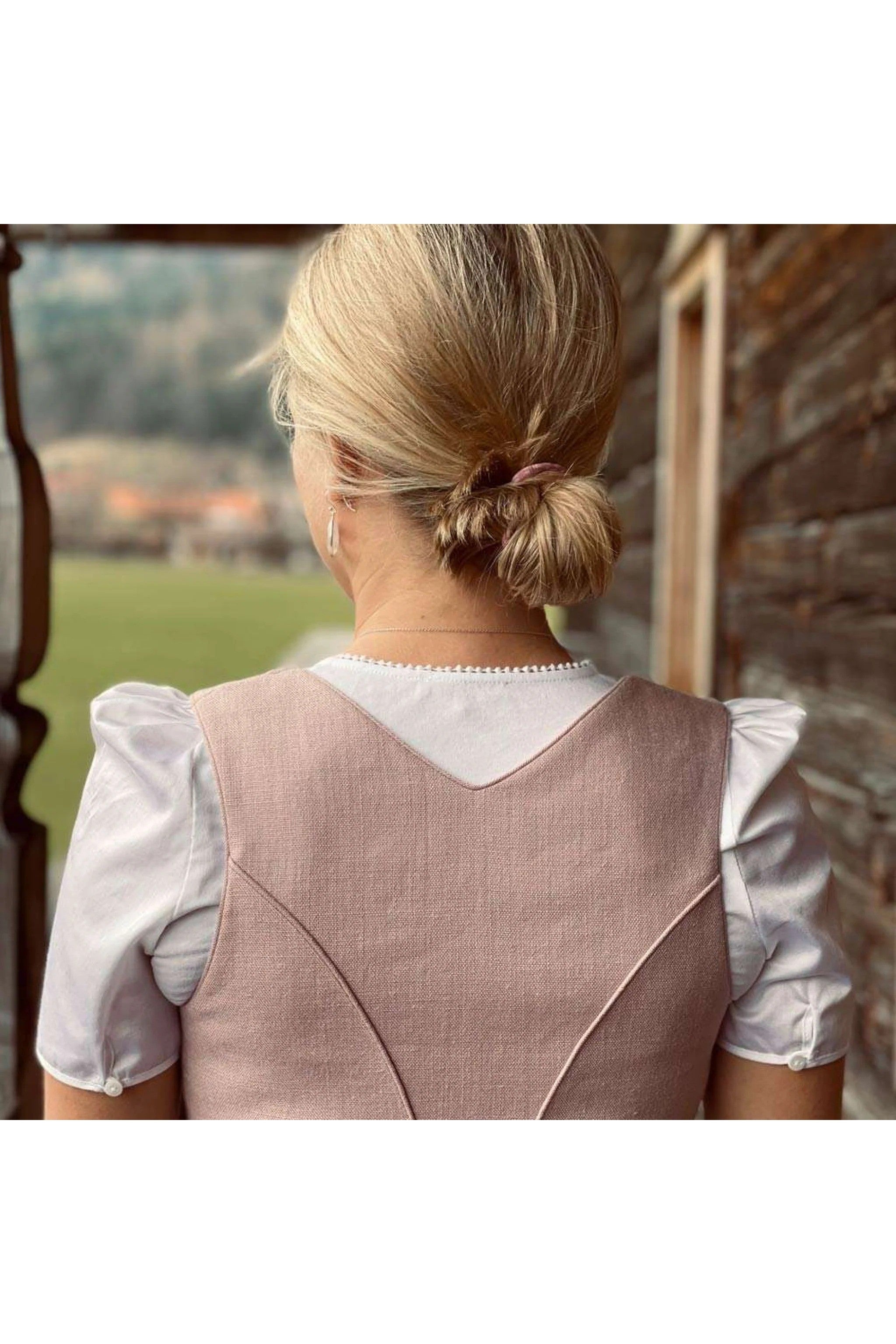 Dirndlbluse PALINA Kurzarm