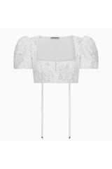Spitzen-Dirndlbluse IRMA mit Puffarm
