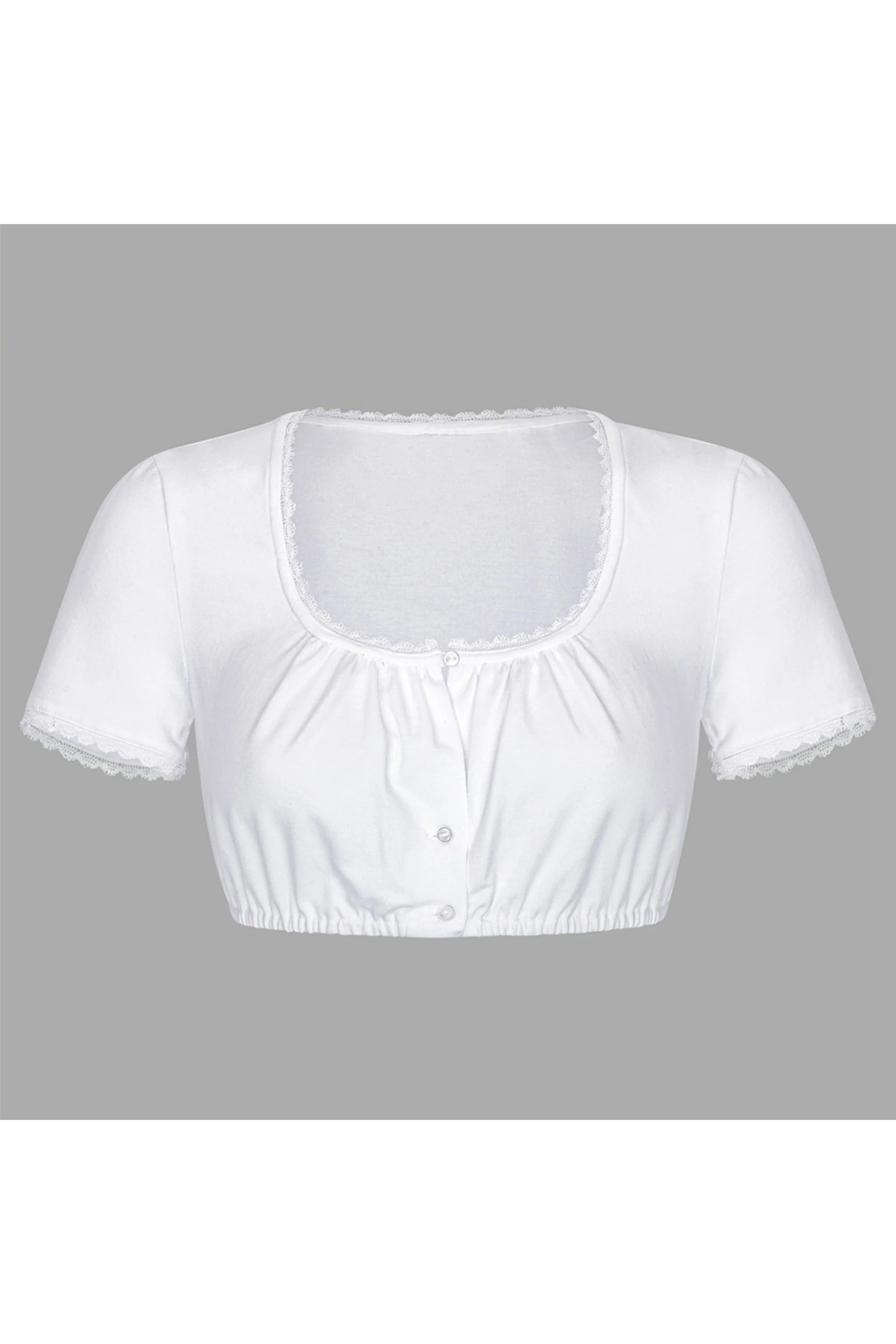 Dirndlbluse MAGDA Stretch - 04/weiß