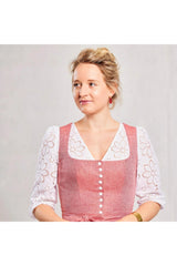 BellaSusi Dirndlbluse BRITTA Lochspit - 0100/weiß