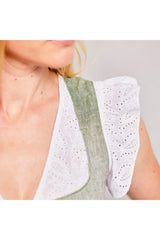 BellaSusi Dirndlbluse BELLI Lochspitz - 0100/weiß
