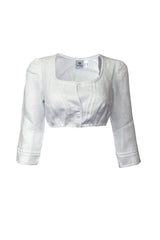 Dirndlbluse CHRISTA (3/4-Arm) - 00/weiß