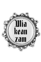 Anstecker "Mia kean zam"