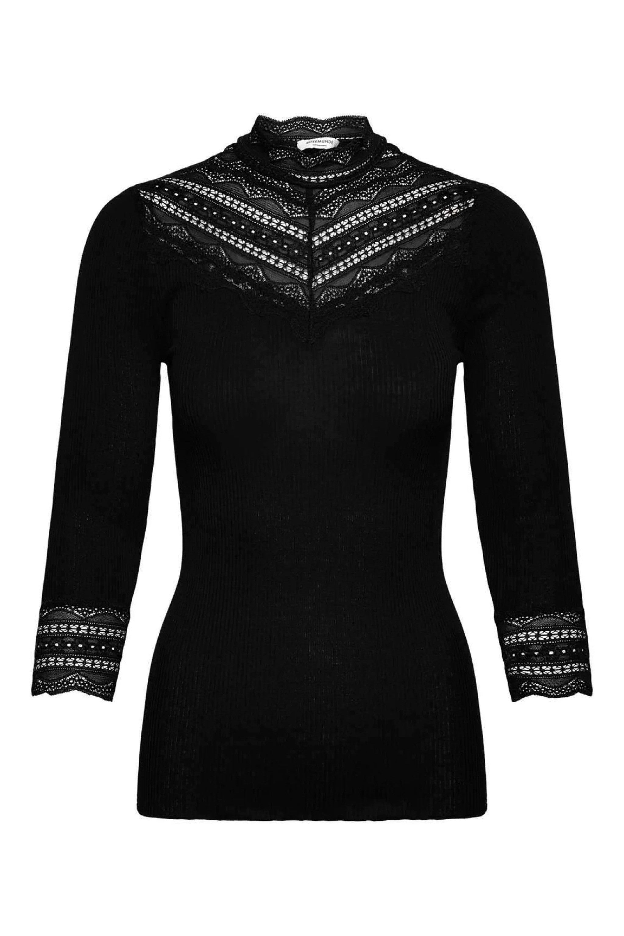Spitenshirt BENITA mit 3/4-Arm