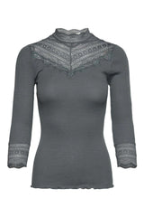 Spitenshirt BENITA mit 3/4-Arm