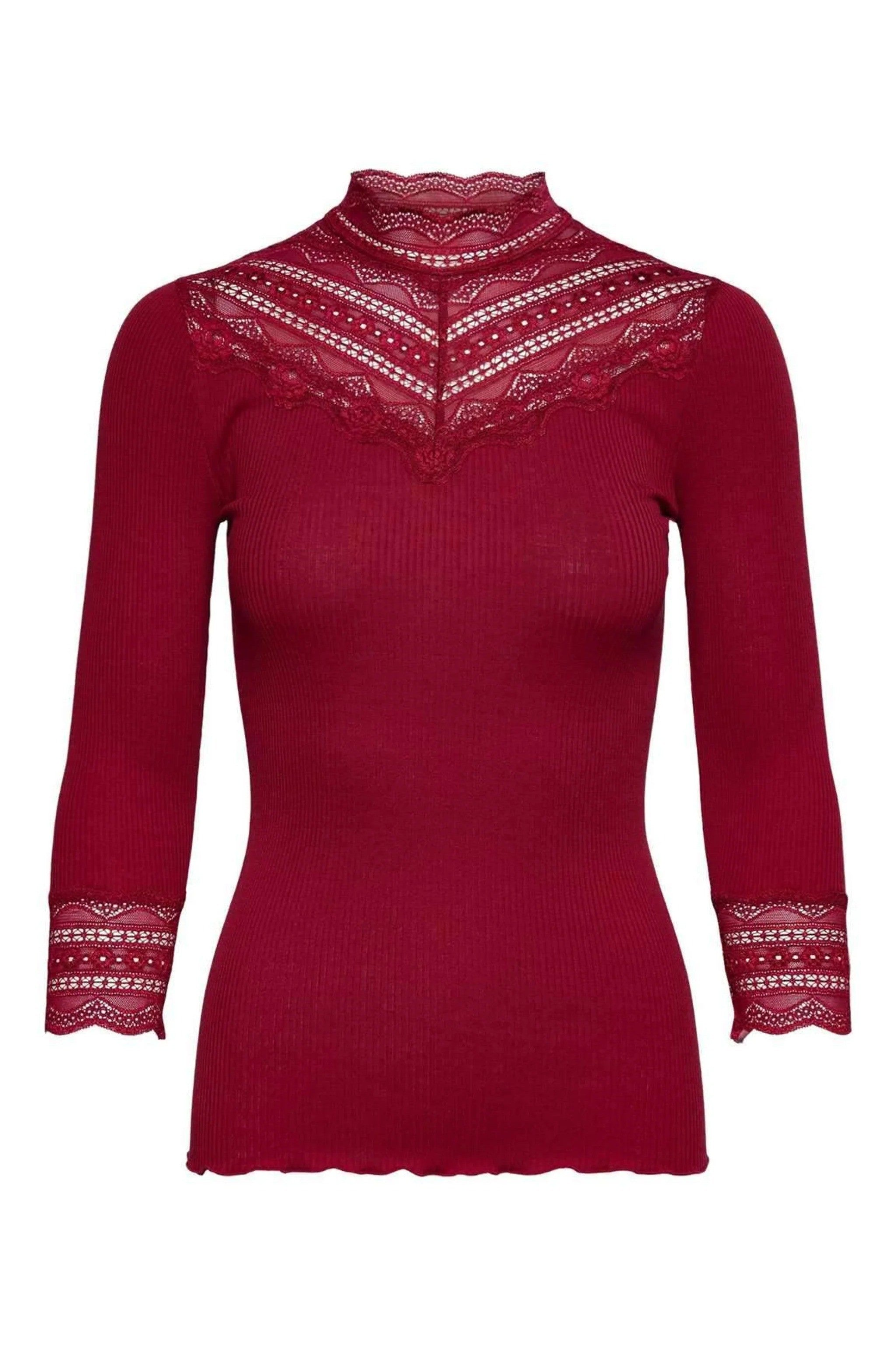 Spitenshirt BENITA mit 3/4-Arm