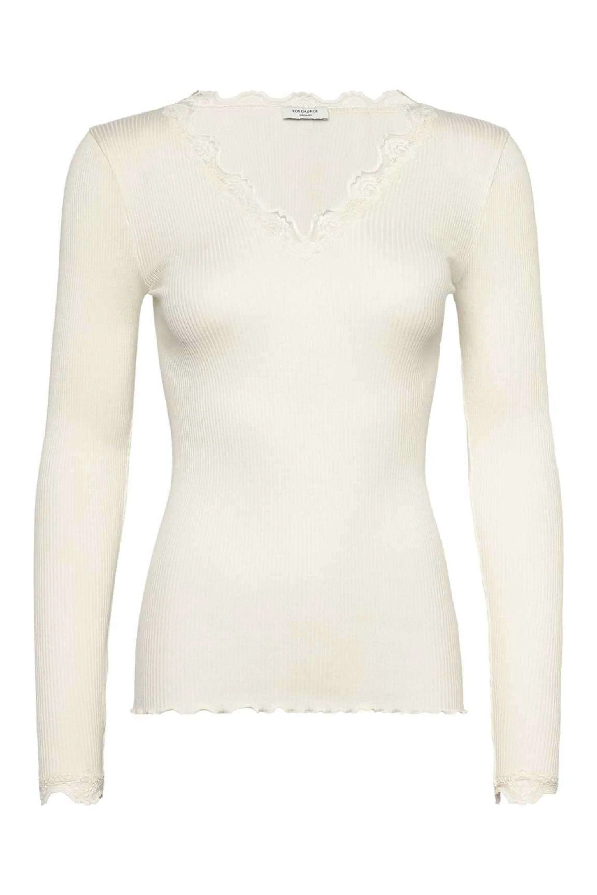 Langarmshirt BEATHA mit V-Ausschnitt